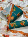 Swiss Lawn Digital Print 3Pc Dress Silk Duppta SW-035