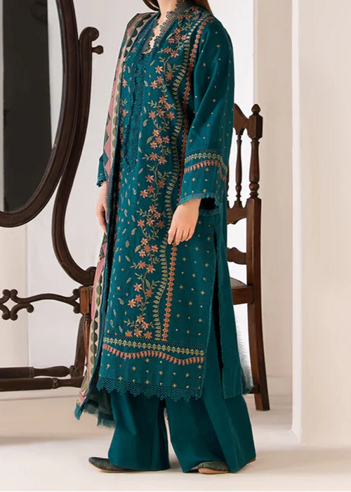 (unstitched) Embroidered lawn Three Piece SP-704