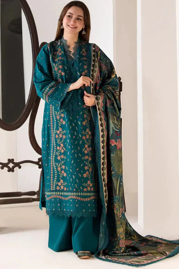 (unstitched) Embroidered lawn Three Piece SP-704