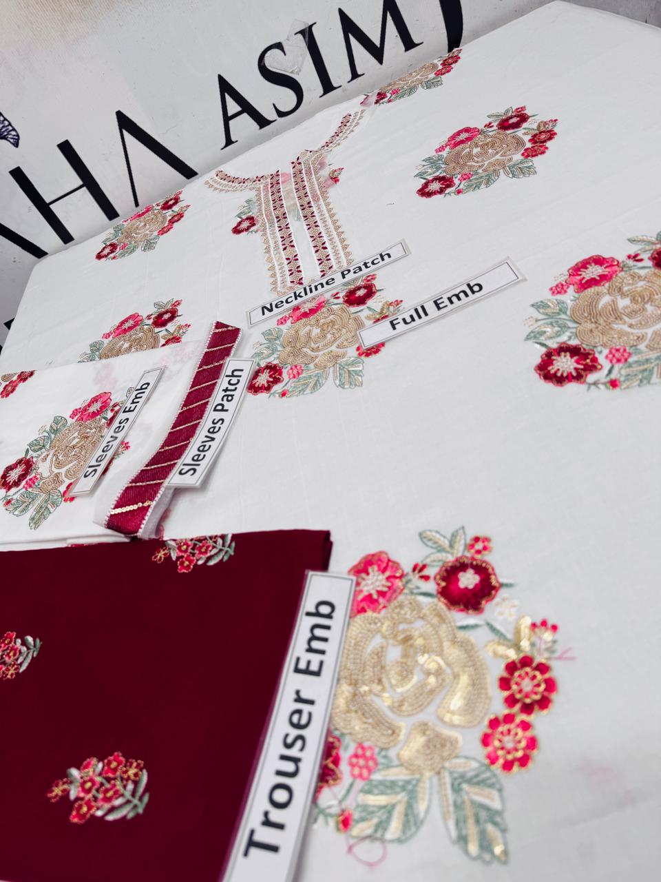 Embroidered Lawn Pret 3Pc Suit