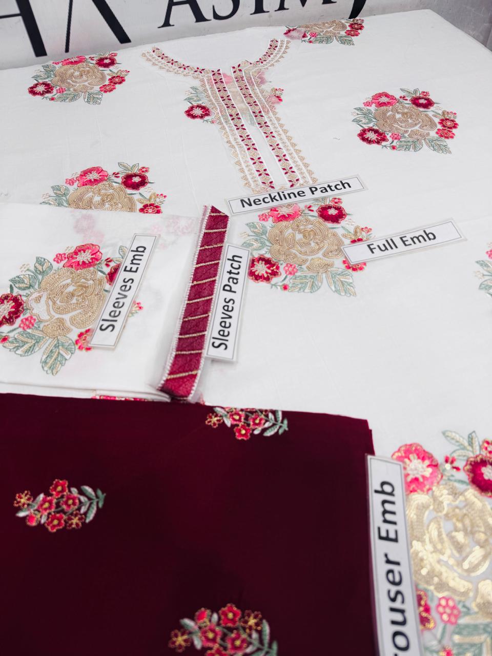 Embroidered Lawn Pret 3Pc Suit