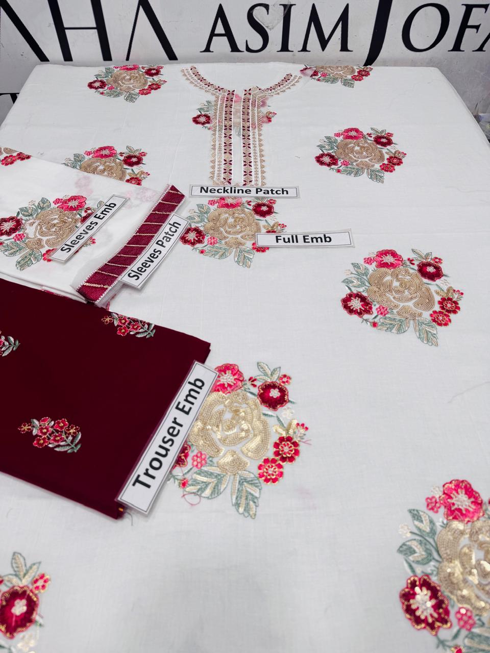 Embroidered Lawn Pret 3Pc Suit
