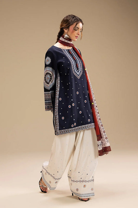 Lawn 3pc unstitched fully embroidered