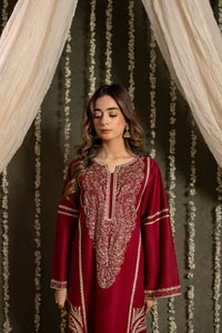 Ready to wear 2Pc embroidered lawn dress (unstitched)