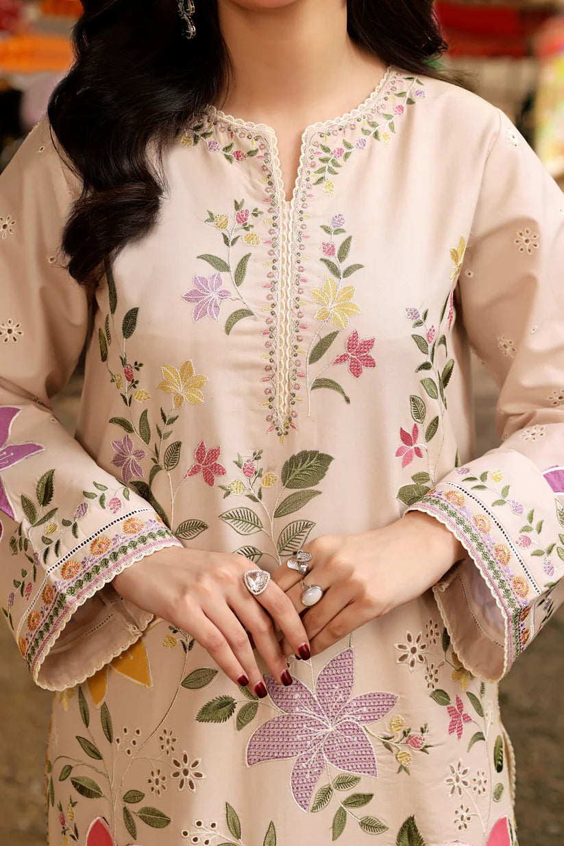(unstitched) Embroidered lawn Three Piece SP-713