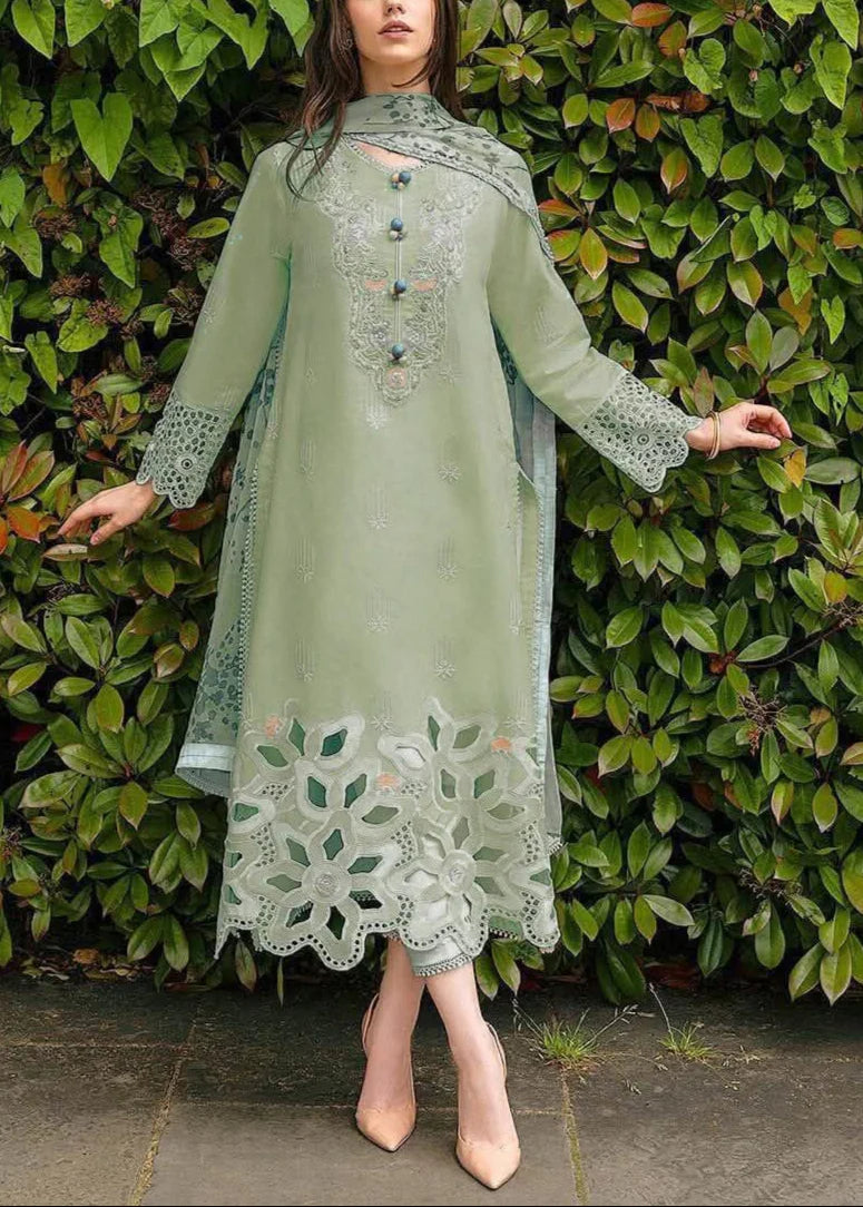 (unstitched) Embroidered lawn Three Piece SP-711