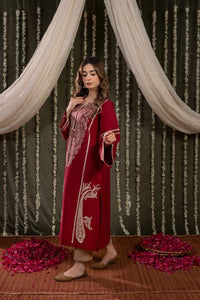 Ready to wear 2Pc embroidered lawn dress (unstitched)