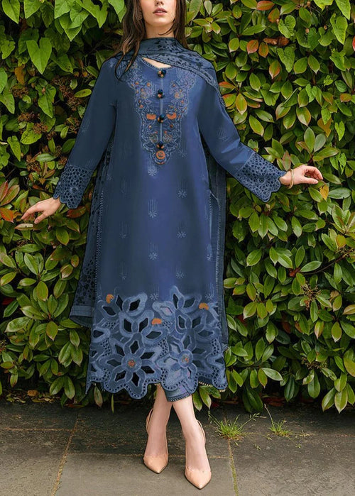 (unstitched) Embroidered lawn Three Piece SP-711